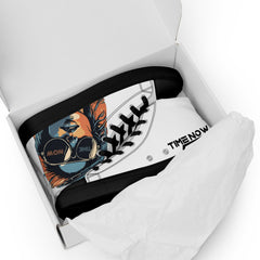 Retro Chick - Men’s high top canvas shoes