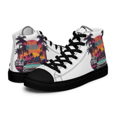 Miami Vices - Men’s high top canvas shoes