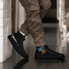 Don't Quit - Men’s high top canvas shoes