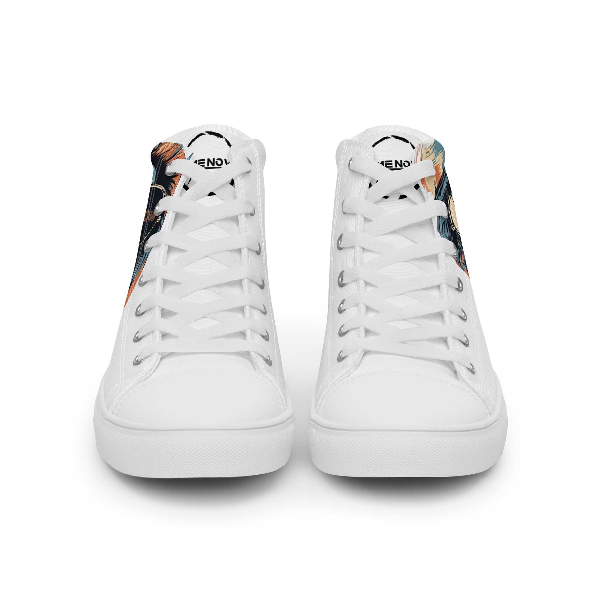 Retro Chick - Men’s high top canvas shoes