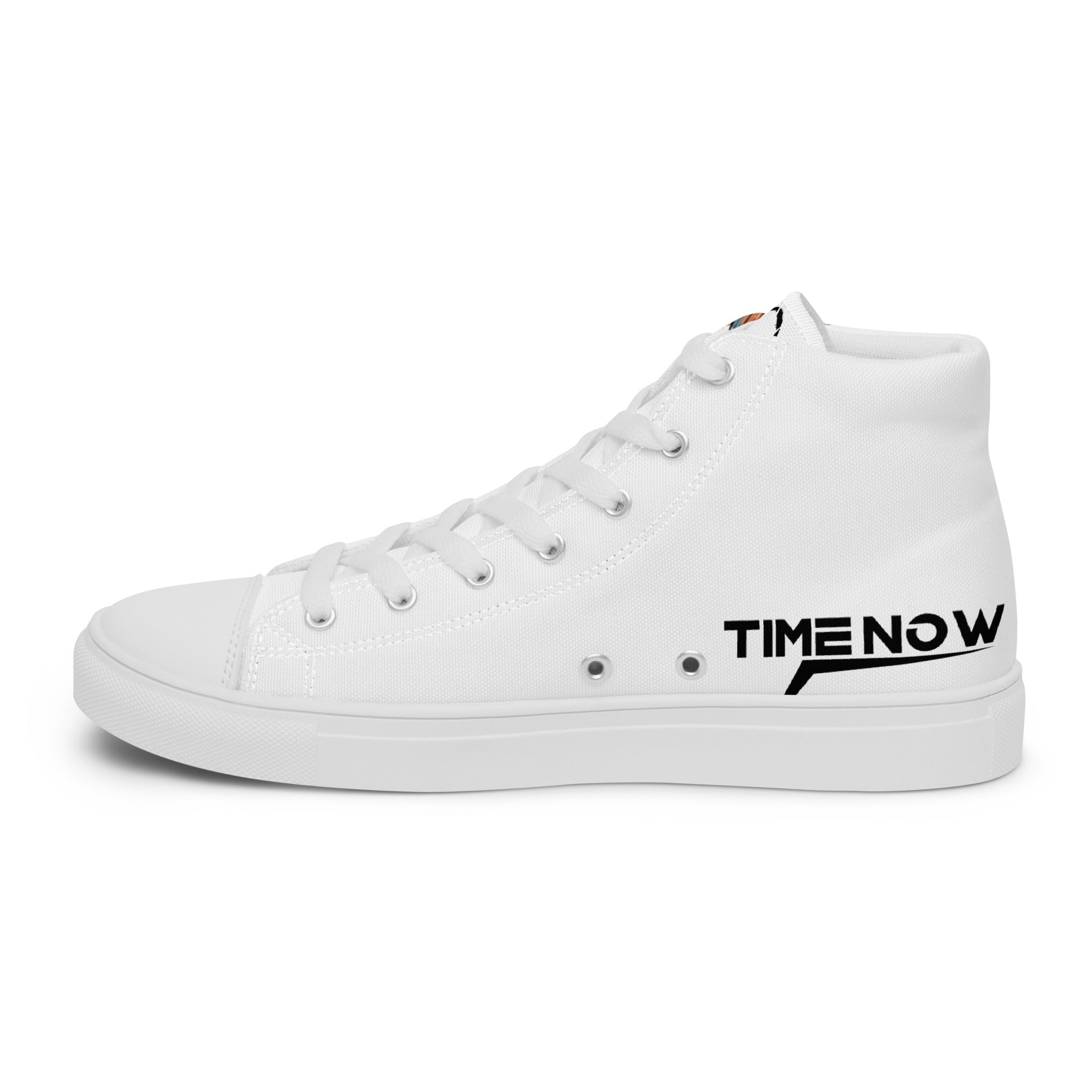 Retro Chick - Men’s high top canvas shoes