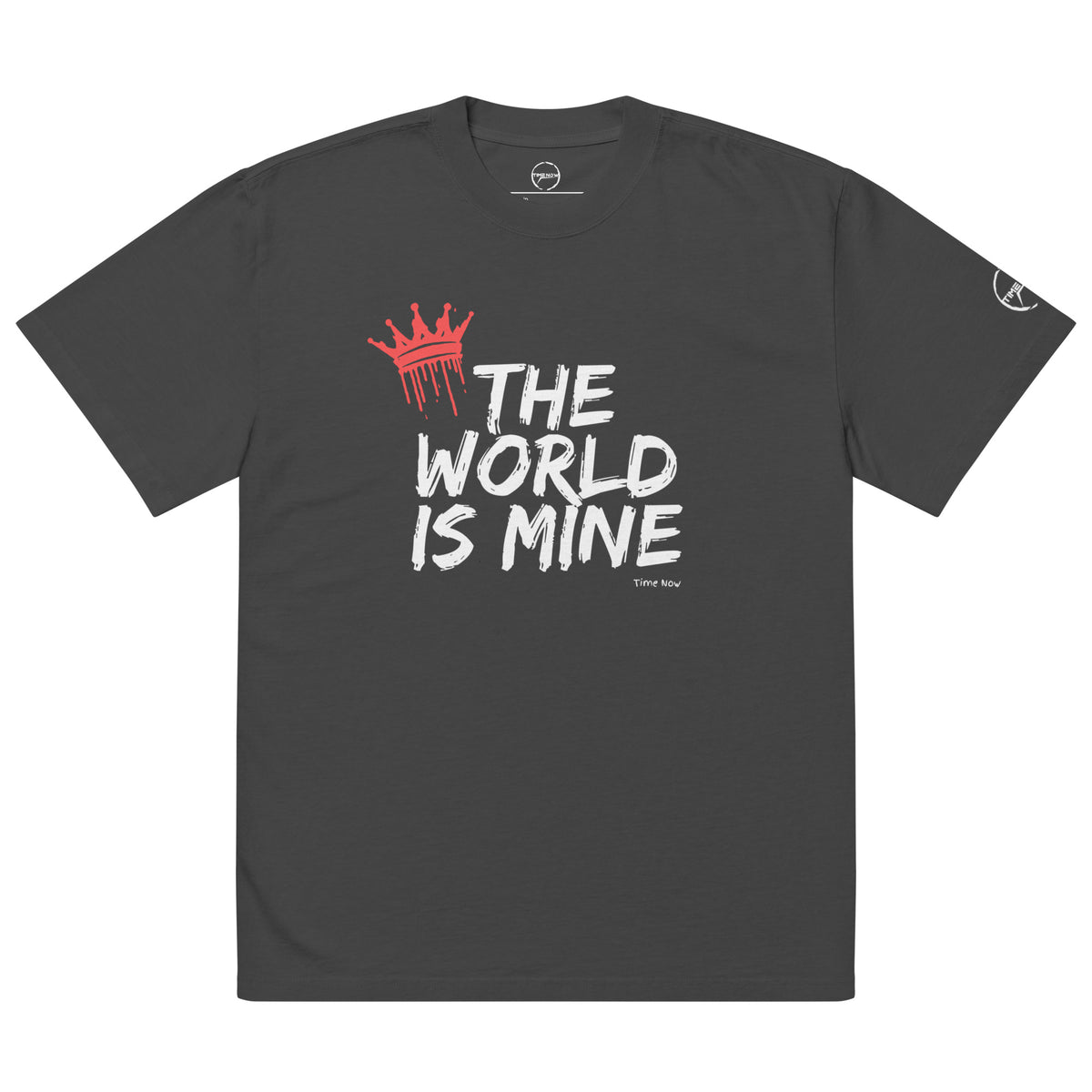 The World is Mine - Oversized faded t-shirt