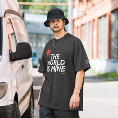 The World is Mine - Oversized faded t-shirt