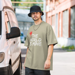 The World is Mine - Oversized faded t-shirt