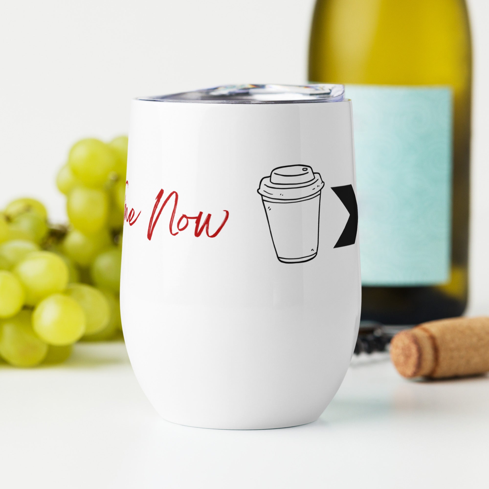 Coffe Gym Wine - Wine tumbler