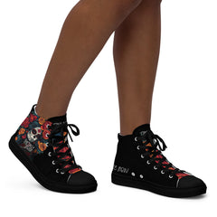 Azúcar -Women’s High Top Canvas Shoes