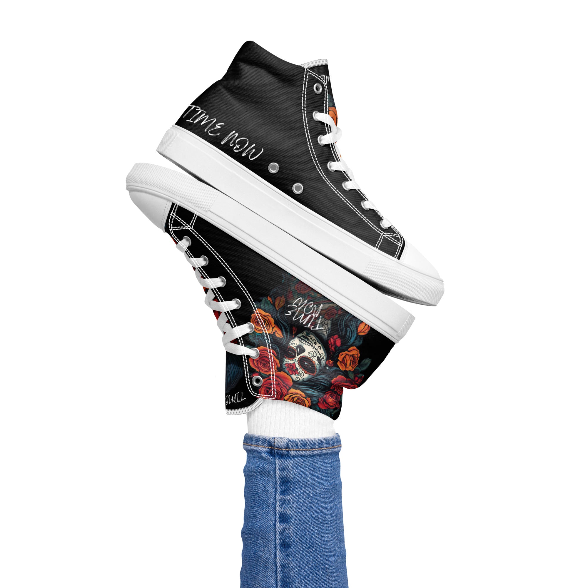 Azúcar -Women’s High Top Canvas Shoes