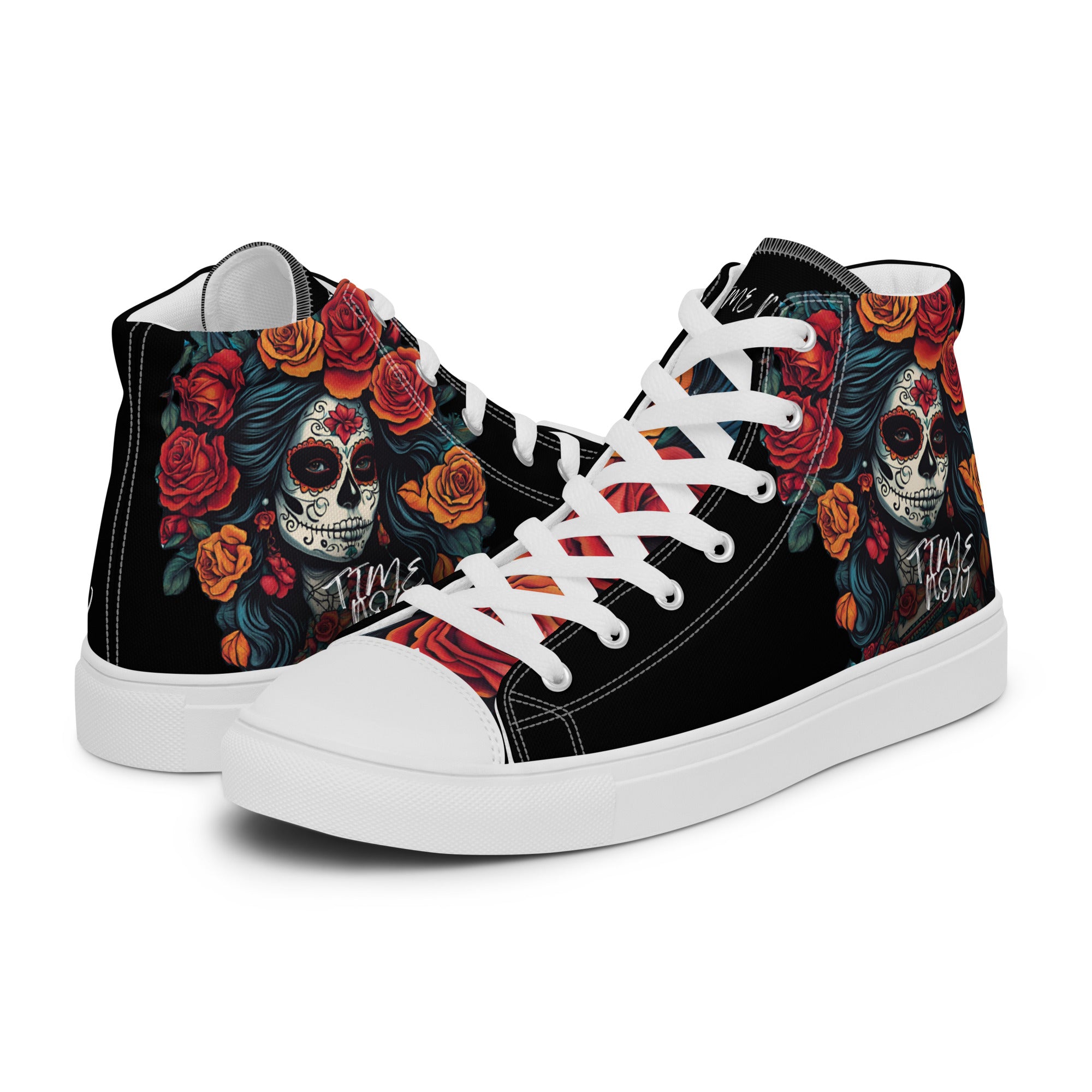 Azúcar -Women’s High Top Canvas Shoes