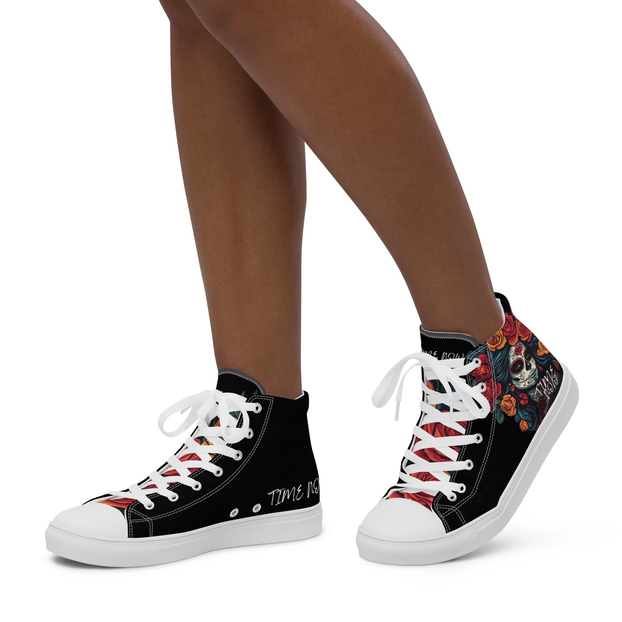 Azúcar -Women’s High Top Canvas Shoes