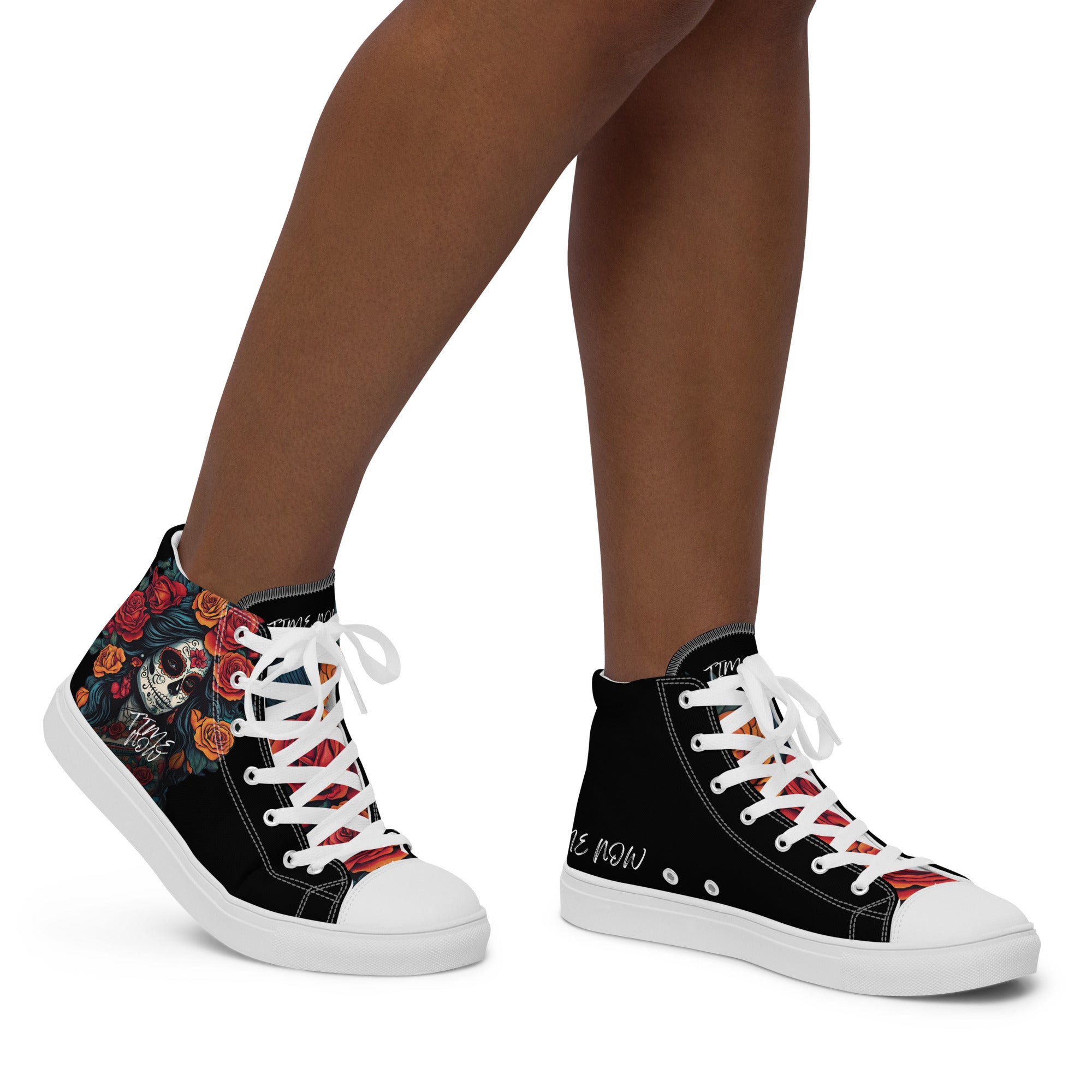 Azúcar -Women’s High Top Canvas Shoes