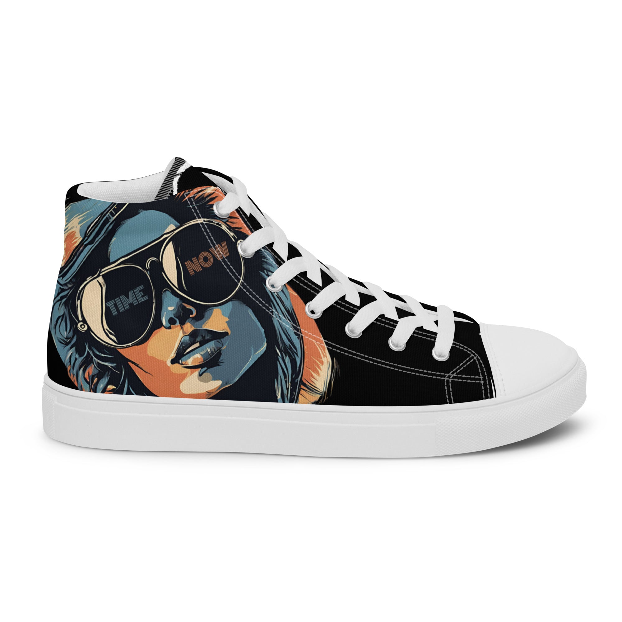 Retro Chick - Women’s high top canvas shoes