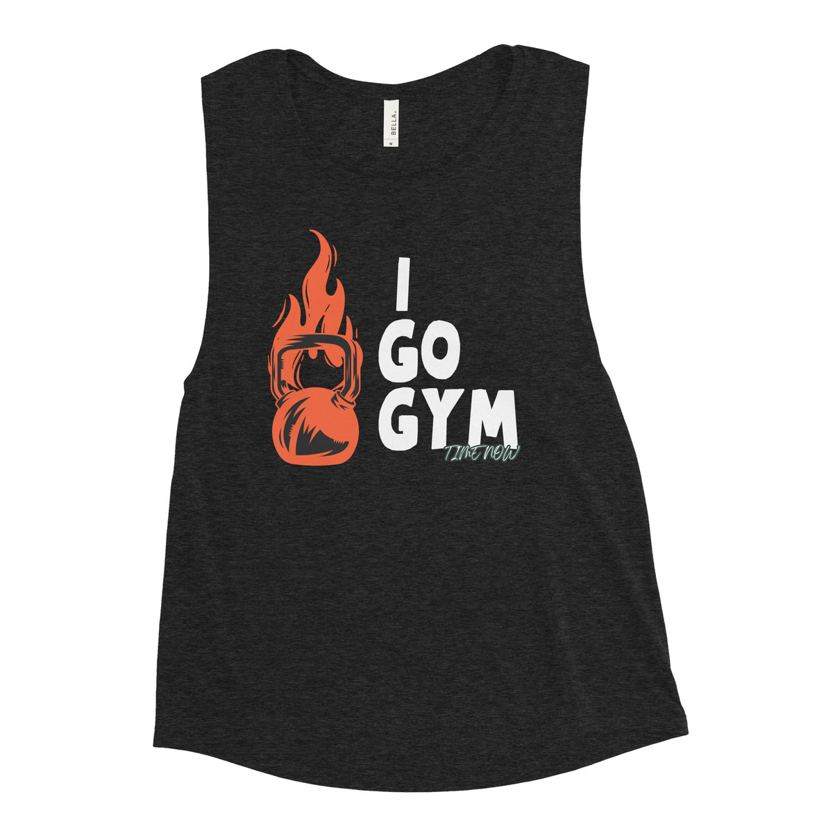 I Go Gym - Ladies’ Muscle Tank