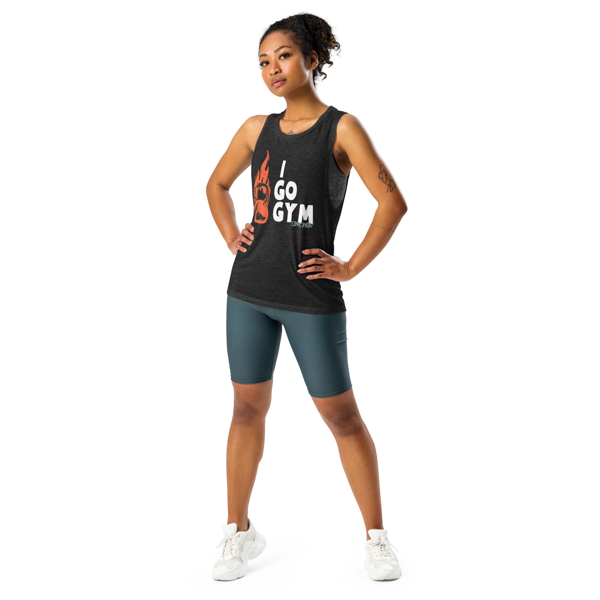 I Go Gym - Ladies’ Muscle Tank